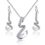 ZOSHI Classy Sparkling Crystal Necklace Set Holiday Collection