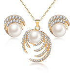 ZOSHI Classy Sparkling Crystal Necklace Set Holiday Collection