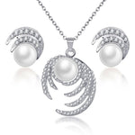 ZOSHI Classy Sparkling Crystal Necklace Set Holiday Collection