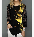 Women's Blouse with Asymmetric Hem