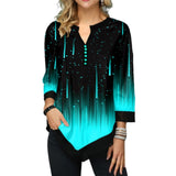 Women's Blouse with Asymmetric Hem