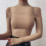 Sexy Off Shoulder Hollow Out O-neck