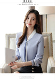 Vintage Long Sleeve Chiffon Blouse