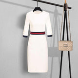 O Neck Formal Business  Pencil Dress