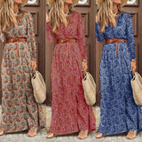 Women Elegant Button Down Long Shirt Dress