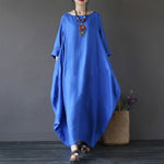 Long Loose Vintage Boho Dress