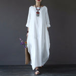 Long Loose Vintage Boho Dress