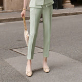 Women's Suit Pants Two Piece Set