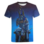 Unisex Ancient Black Egyptian 3D Printed Art T-shirt