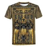 Unisex Ancient Black Egyptian 3D Printed Art T-shirt