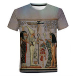 Unisex Ancient Black Egyptian 3D Printed Art T-shirt