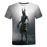 Unisex Ancient Black Egyptian 3D Printed Art T-shirt