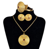 Shamty Ethiopian Jewelry Set Pure Gold Color Holiday Collection