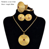 Shamty Ethiopian Jewelry Set Pure Gold Color Holiday Collection