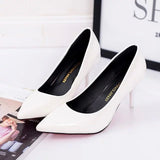 Red Pointed Toe Pumps for Women