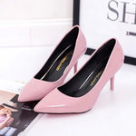 Red Pointed Toe Pumps for Women