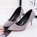 Red Pointed Toe Pumps for Women