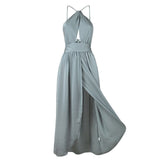 Summer 2019 Casual Sleeveless Maxi Dress Vintage