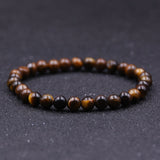 Minimalist Natural Stone Beads Tiger Eye Bracelet