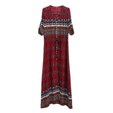 Summer 2019 Casual Sleeveless Maxi Dress Vintage