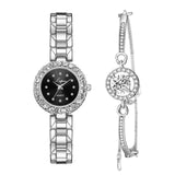 Lvpai Luxury Geometric Bangle Quartz Watch Set